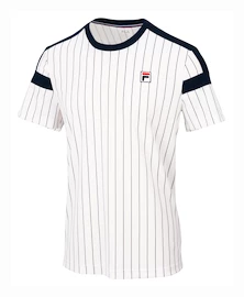 Herren T-Shirt Fila  T-Shirt Stripes Jascha White Alyssum