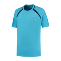 Herren T-Shirt K-Swiss  Hypercourt Mesh Crew 2 Cyan Blue XL