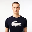 Herren T-Shirt Lacoste  Core Performance Navy/White L