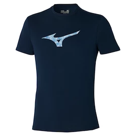 Herren T-Shirt Mizuno  Paris Graphic Tee Pageant Blue