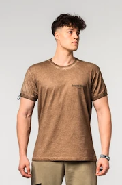 Herren T-Shirt Nebbia Washed-off Cotton T-shirt MAX OUT Light Brown