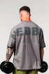 Herren T-Shirt Nebbia  Washed-off Oversized Heavyweight Cotton T-shirt NO SHORTCUTS Light Grey