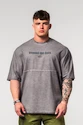 Herren T-Shirt Nebbia  Washed-off Oversized Heavyweight Cotton T-shirt NO SHORTCUTS Light Grey