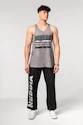 Herren T-Shirt Nebbia  Washed-off Oversized Stringer MAX OUT Light Grey