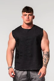 Herren T-Shirt Nebbia Washed-off Tank Top BEASTIN' Black