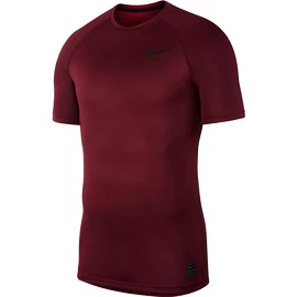 Herren T-Shirt Nike Pro BRT Top SS Wine