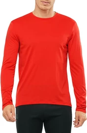 Herren T-Shirt Salomon  Agile LS Tee red