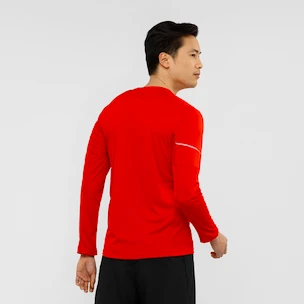 Herren T-Shirt Salomon  Agile LS Tee red S