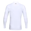 Herren T-Shirt Under Armour  ColdGear Armour Comp Mock White