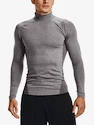 Herren T-Shirt Under Armour ColdGear Comp Mock-GRY