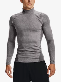 Herren T-Shirt Under Armour ColdGear Comp Mock-GRY