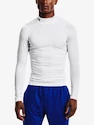 Herren T-Shirt Under Armour HeatGear Comp Mock LS-WHT