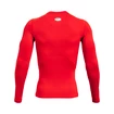 Herren T-Shirt Under Armour  HG Armour Comp LS-RED