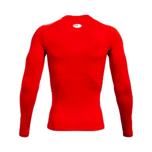 Herren T-Shirt Under Armour  HG Armour Comp LS-RED