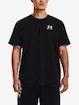 Herren T-Shirt Under Armour  LOGO EMB HEAVYWEIGHT SS-BLK