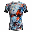 Herren T-Shirt Under Armour  Rush 2.0 Print SS Concrete