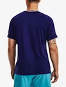 Herren T-Shirt Under Armour  Rush Emboss SS-BLU