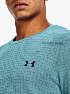 Herren T-Shirt Under Armour  Seamless Grid SS-BLU S