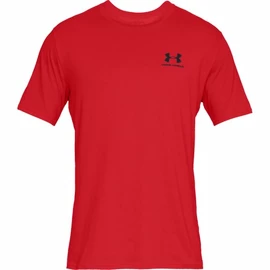 Herren T-Shirt Under Armour Sportstyle Left Chest SS Red