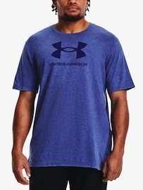 Herren T-Shirt Under Armour WASH TONAL SPORTSTYLE SS-BLU