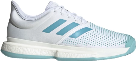 Herren Tennisschuhe adidas SoleCourt Boost Parley White Sportega