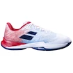 Herren Tennisschuhe Babolat Jet Mach 3 AC Men Wide White/Estate Blue