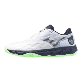 Herren Tennisschuhe Mizuno Wave Enforce Court AC White/Vintage Indigo