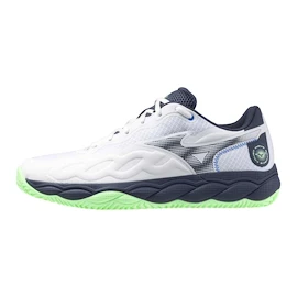 Herren Tennisschuhe Mizuno Wave Enforce Court CC White/Vintage Indigo