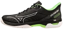 Herren Tennisschuhe Mizuno Wave Exceed Tour 5 Clay Black/Silver  EUR 44