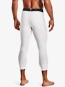 Herren Unterhose Under Armour HeatGear 3/4 Legging-WHT