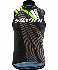 Herrenweste Silvini Team MJ1404 black/green