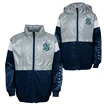 Jacke für Jungen Outerstuff  GOAL LINE STANCE FZ WINDBREAKE SEATTLE KRAKEN