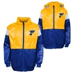 Jacke für Jungen Outerstuff  GOAL LINE STANCE FZ WINDBREAKE ST. LOUIS BLUES