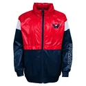 Jacke für Jungen Outerstuff  GOAL LINE STANCE FZ WINDBREAKE WASHINGTON CAPITALS