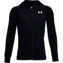 Jungen Hoody  Under Armour  RIVAL COTTON FZ HOODIE black S