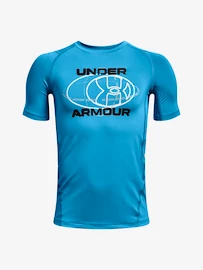 Jungen-T-Shirt Under Armour HeatGear Novelty SS-BLU