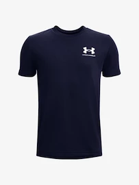 Jungen-T-Shirt Under Armour SPORTSTYLE LEFT CHEST SS-NVY