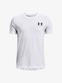 Jungen-T-Shirt Under Armour SPORTSTYLE LEFT CHEST SS-WHT