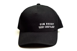 Kappe CCM Nostalgia Low Profile Adjustable Cap Black Senior