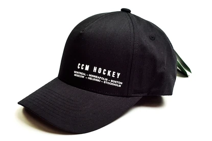 Kappe CCM Nostalgia Low Profile Adjustable Cap Black Senior