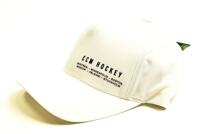 Kappe CCM Nostalgia Low Profile Adjustable Cap White Senior