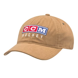 Kappe CCM Vintage Courduroy Slouch Adjustable Cap Wood Senior