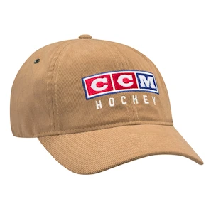 Kappe CCM Vintage Courduroy Slouch Adjustable Cap Wood Senior