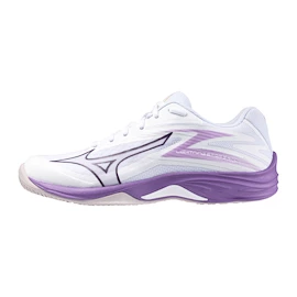 Kinder-Hallenschuhe Mizuno  Lightning Star Z7 Jr. White/Patrician Purple/Quince