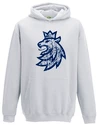 Kinder Hoodie Official Merchandise  Czech Hockey Lion Grey