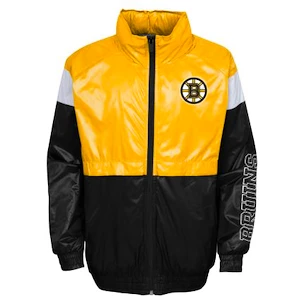 Kinder-Jacke Outerstuff  GOAL LINE STANCE FZ WINDBREAKE BOSTON BRUINS