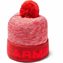 Kinder Mütze Under Armour Gametime Pom Beanie red