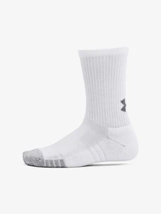 Kinder Socken Under Armour  3pk Crew Yth-WHT  S