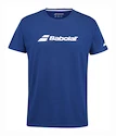 Kinder T-Shirt Babolat  Exercise Babolat Tee Boy Sodalite Blue 6 - 8 Jahre