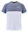 Kinder T-Shirt Babolat  Play Crew Neck Tee Boy White/Blue 6 - 8 Jahre